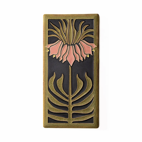 4x8 Persian Lily Art Tile - Pink