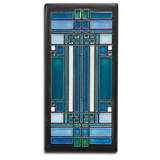 4x8 Skylight Art Tile, Turquoise
