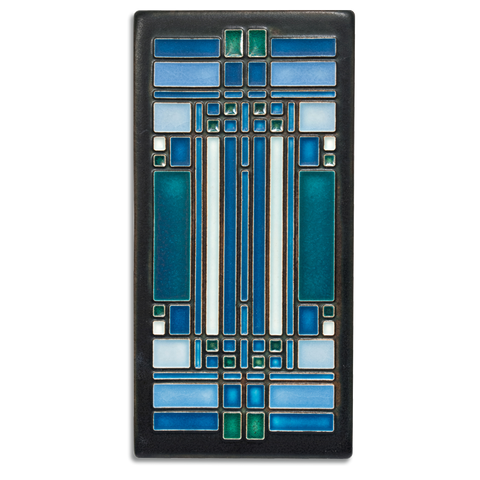 4x8 Skylight Art Tile, Turquoise
