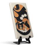 4x8 Calico Cat Art Tile
