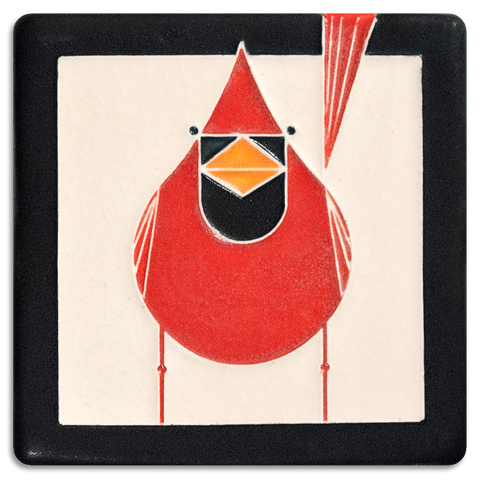 4x4 Cardinal Art Tile