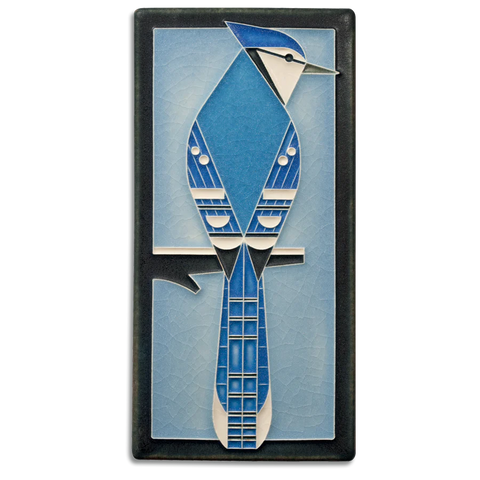 4x8 Blue Jay Art Tile
