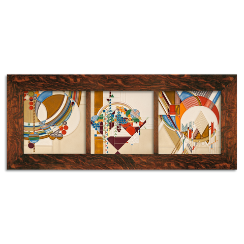 8x8 Frank Lloyd Wright Framed Set