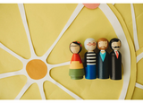 Modern Artists Wooden Dolls