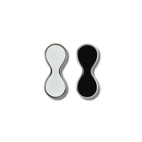 Black & White Earrings by Karim Rashid