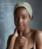 Painted Landscape #2 Silk Cotton Bandana