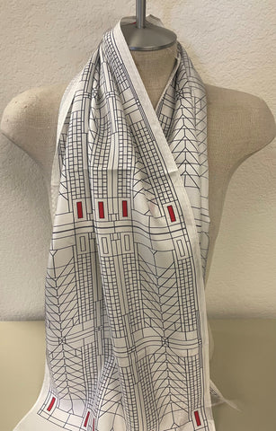 FLW Tree of Life Silk Scarf