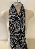 FLW Waterlilies Silk Scarf