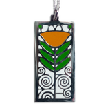 Dard Hunter Poppy Pendant