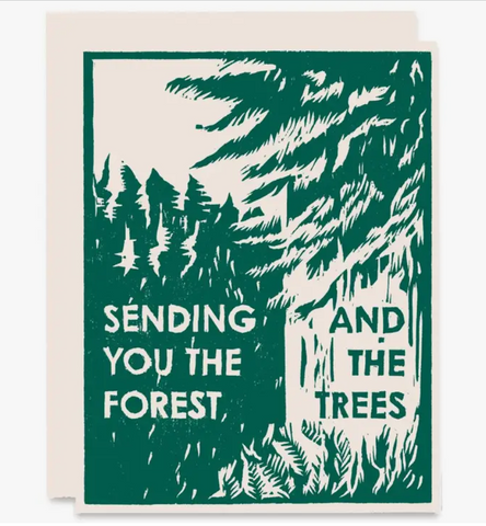 Sending You the Forest and the Trees Friendship Card