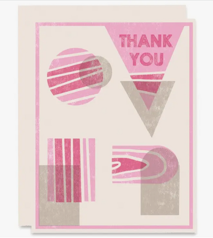 Shapes Thank You Card