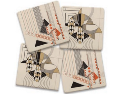 Eugene Masselink Geometric Assortment Coaster Set