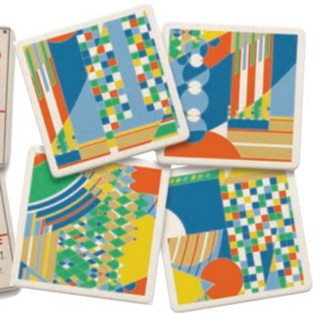 Imperial Mural Square Coaster Set