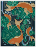 6x8 Koi Pond Art Tile