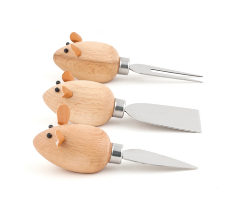 Mouse Cheese Knives