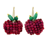 Kantha Apple Earrings