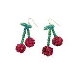 Kantha Cherry Earrings