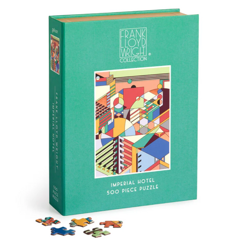 FLW Imperial Hotel 500 Piece Book Puzzle