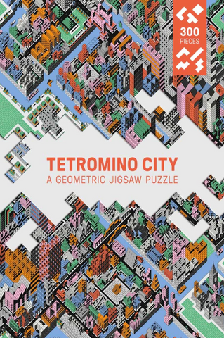 Tetromino City 300 Piece Gemoetric Jigsaw Puzzle