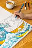 Hokusai Coloring Book