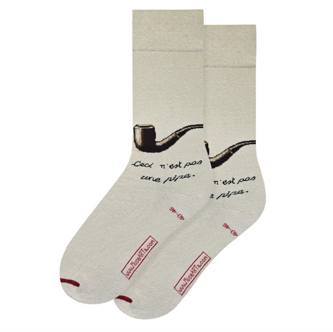 René Magritte's The Treachery of Images Socks