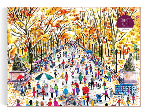 Michael Storrings Fall in Central Park 1000 Piece Puzzle