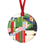 FLW Hillside Curtain Keepsake Ornament