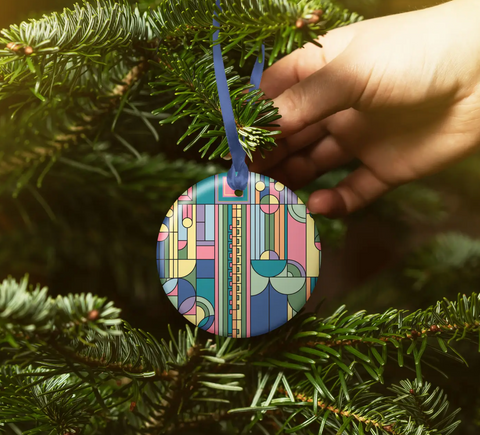 FLW Saguaro Forms Keepsake Ornament