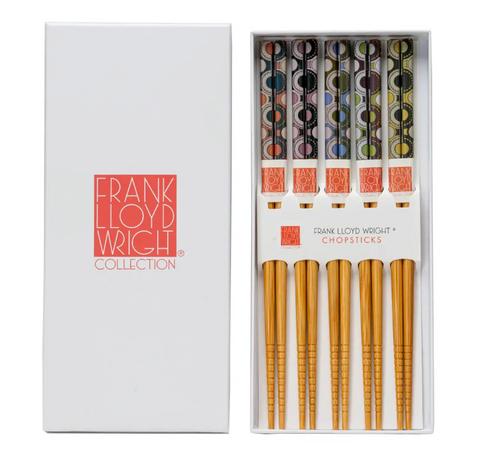 FLW Oya Carving 5PC Chopstick Set
