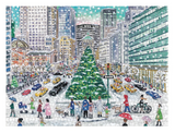 Michael Storrings Snowfall on Park Avenue 1000 Piece Puzzle