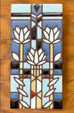 3x6 FLW Waterlilies Ceramic Tile