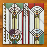 6x6 FLW April Showers Ceramic Tile