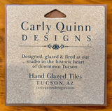 6x6 FLW Whirling Arrow Ceramic Tile - Terra Cotta