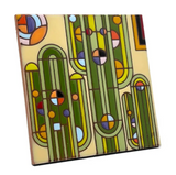 6x6 FLW Saguaro Forms Ceramic Tile
