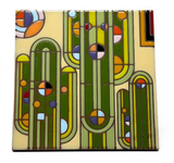6x6 FLW Saguaro Forms Ceramic Tile