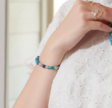 Dotted Kantha Azure Bracelet