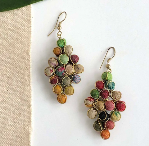 Kantha Diamond Earrings