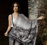 Stargazer Scarf with Falling Stars