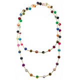 Dotted Kantha Long Necklace