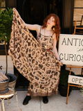Curiosities Bohemian Scarf with Whimsical Print