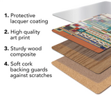 Liberty Covers Assorted Hardboard Placemat Set