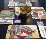 Liberty Covers Assorted Hardboard Placemat Set