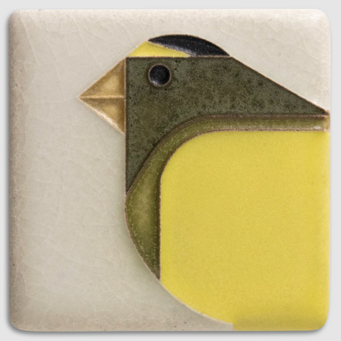 3x3 Grosbeak Art Tile