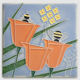 6x6 Coming and Going Art Tile
