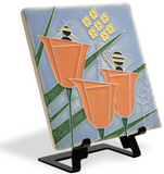6x6 Coming and Going Art Tile