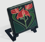 4x4 Freesia - Red Art Tile
