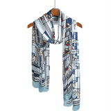 FLW Waterlilies Sheer Scarf
