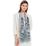 FLW Waterlilies Sheer Scarf