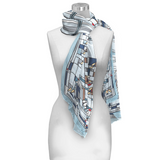 FLW Waterlilies Sheer Scarf