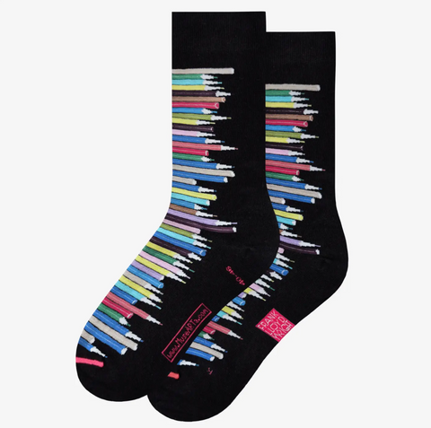 FLW Colored Pencil Socks